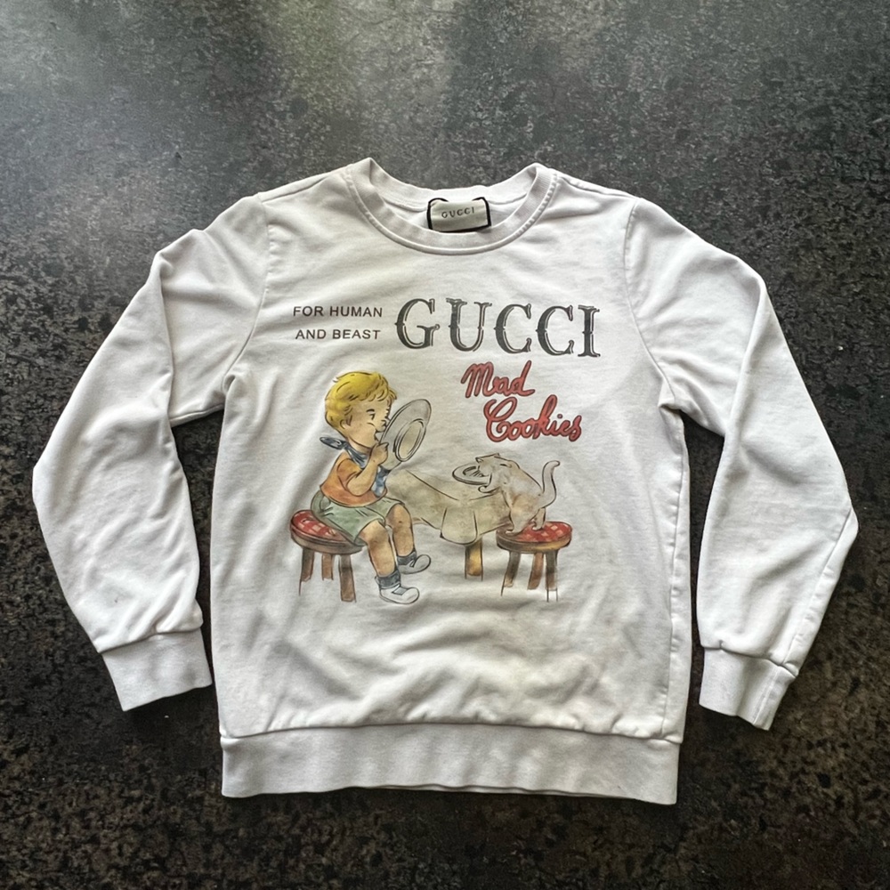 AUTHENTIC GUCCI mad cookies sweatshirt